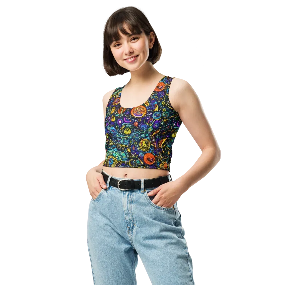 Vasnetsov Vortex on Crop Top — Front