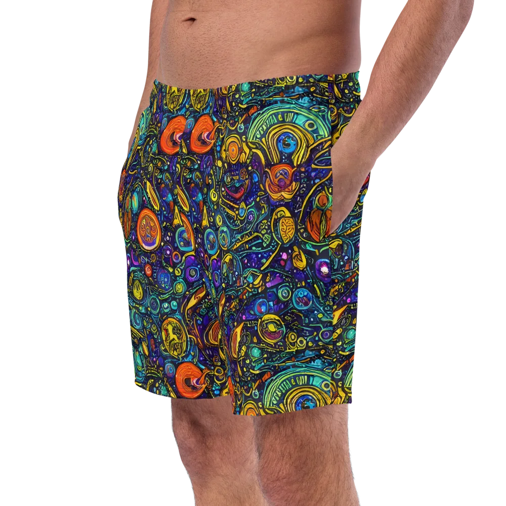 Vasnetsov Vortex on Swim Trunks — Left Front
