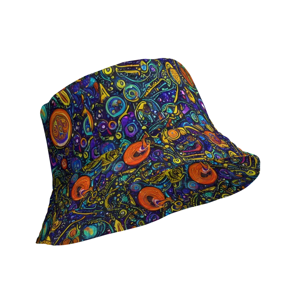 Vasnetsov Vortex on Reversible Bucket Hat — Product details Outside