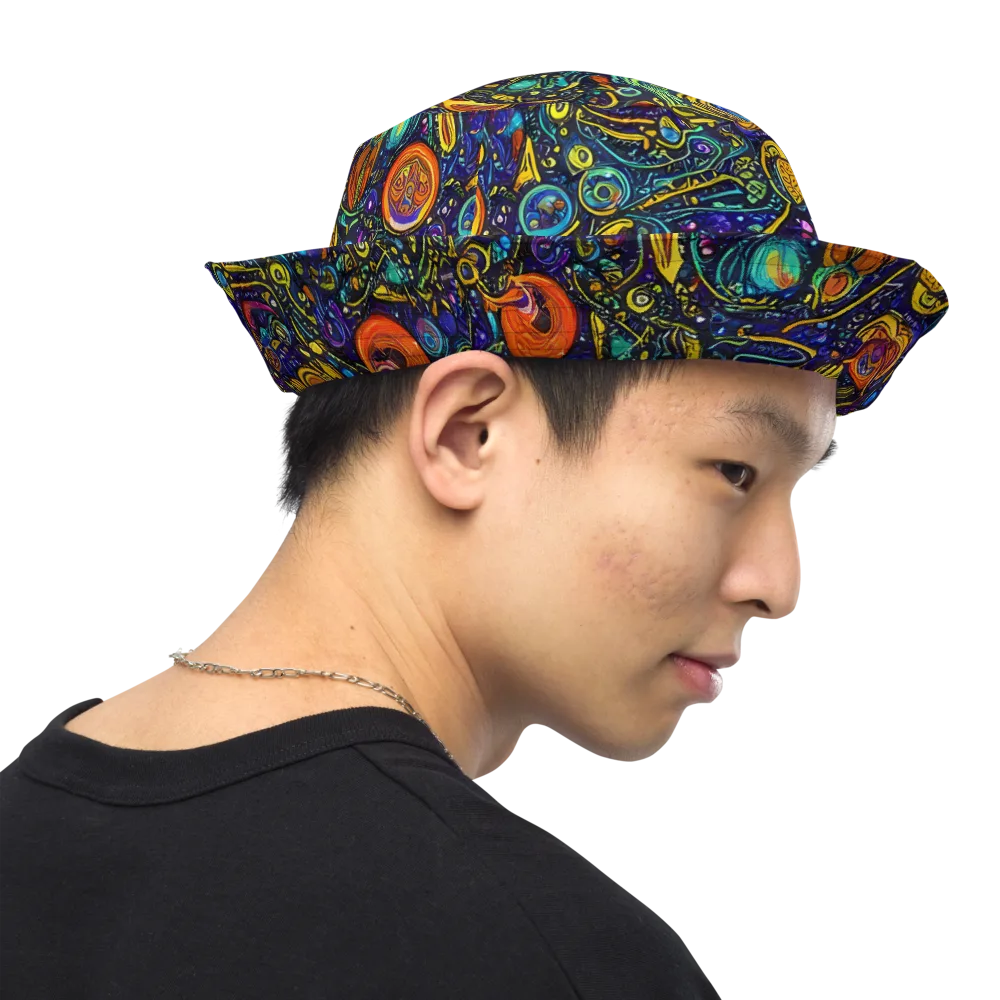 Vasnetsov Vortex on Reversible Bucket Hat — Right Outside