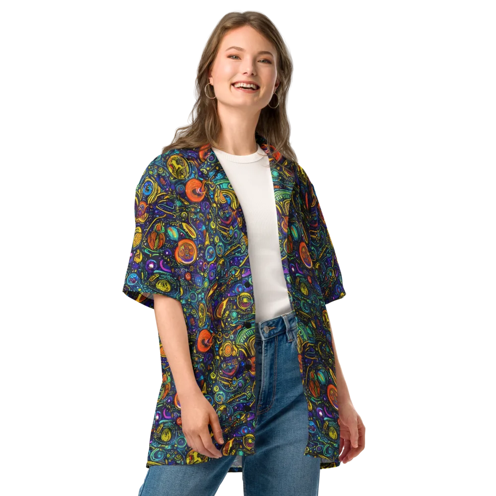 Vasnetsov Vortex on Button Shirt — Front
