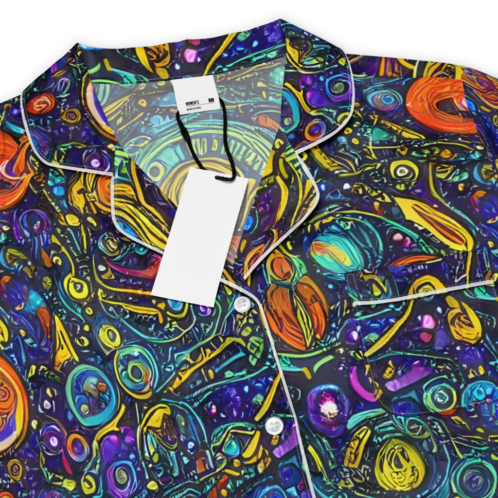 Vasnetsov Vortex on Women's Short Sleeve Pajama Top — Product details