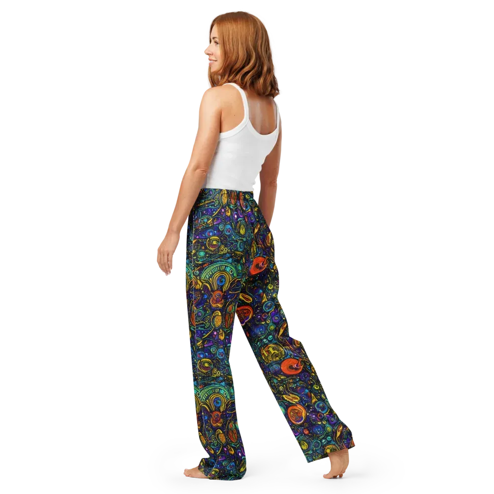 Vasnetsov Vortex on Women's Pajama Pants — Back