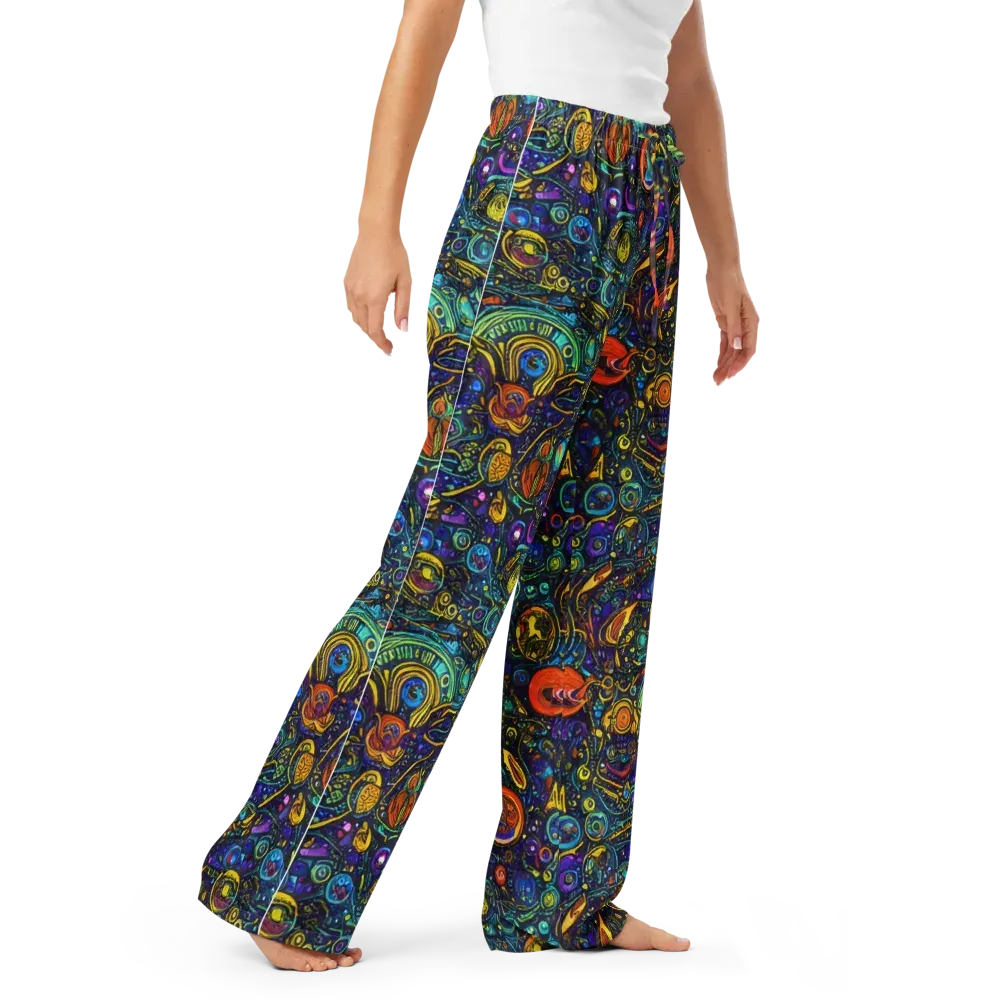 Vasnetsov Vortex on Women's Pajama Pants — Right Front