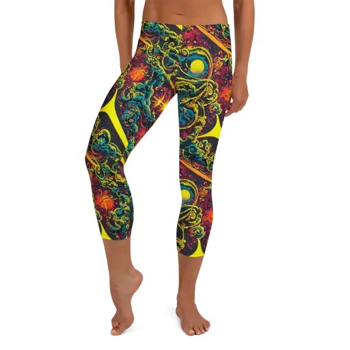 Gogos Galaxy on a Capri Leggings