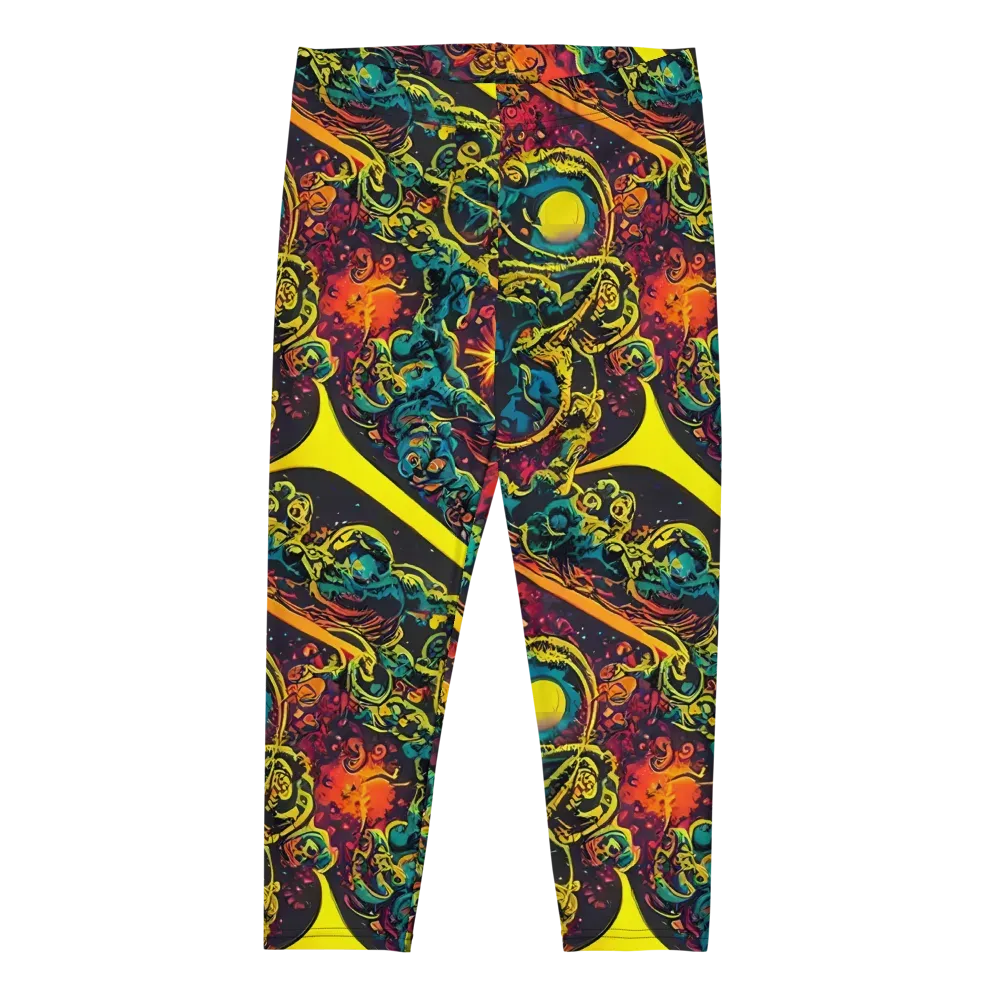 Gogos Galaxy on Capri Leggings — Front
