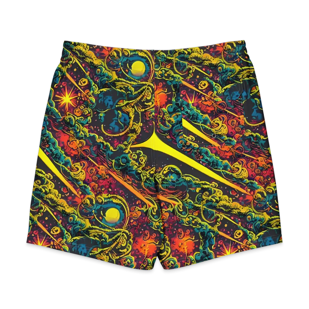 Gogos Galaxy on Men's Board Shorts — Back