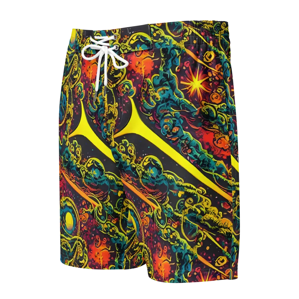 Gogos Galaxy on Men's Board Shorts — Front