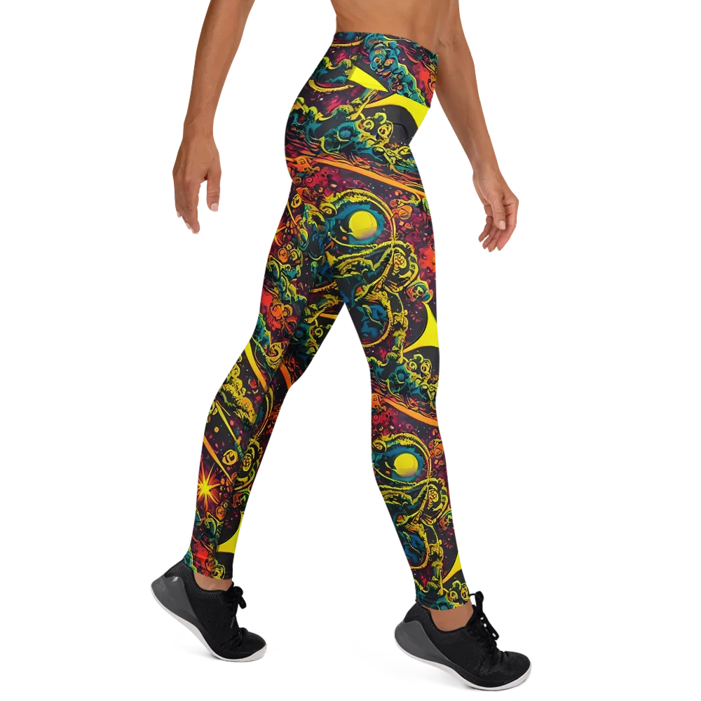 Gogos Galaxy on Yoga Leggings — Right