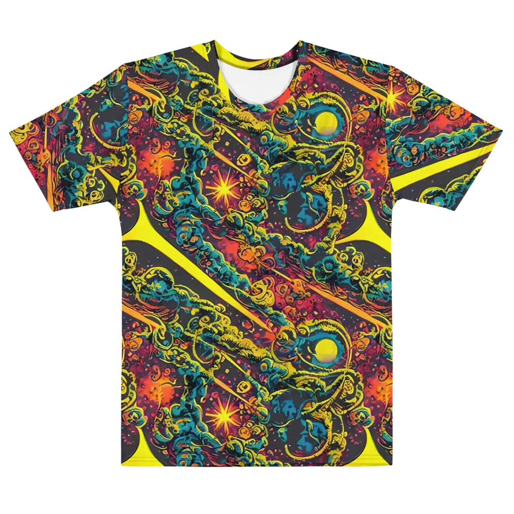Gogos Galaxy on Men's Cotton Crew Neck T-Shirt — Front