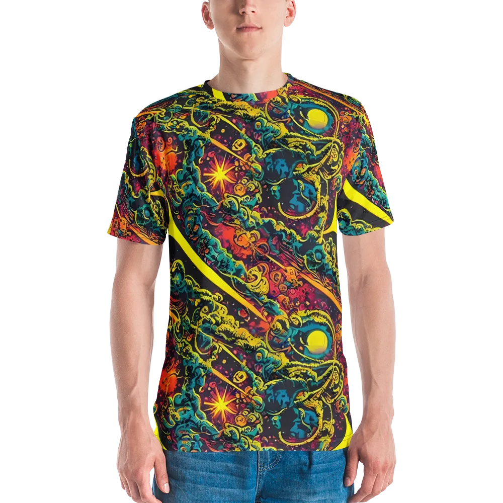 Gogos Galaxy on Men's Crew Neck T-Shirt — Front