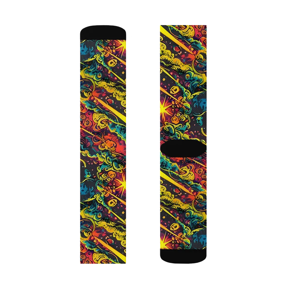 Gogos Galaxy on Socks — Right Sock