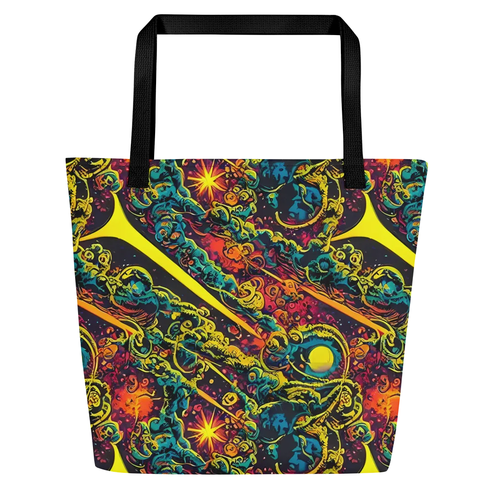 Gogos Galaxy on Large Tote Bag W/ Pocket — Front