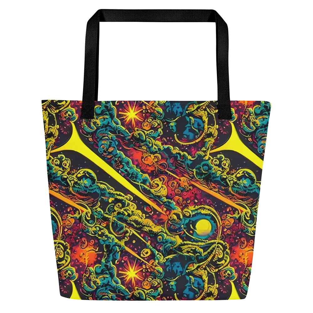 Gogos Galaxy on Large Tote Bag W/ Pocket — Front