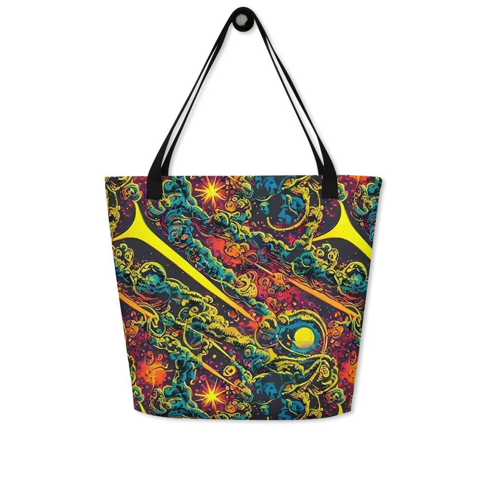 Gogos Galaxy on Large Tote Bag W/ Pocket — Front