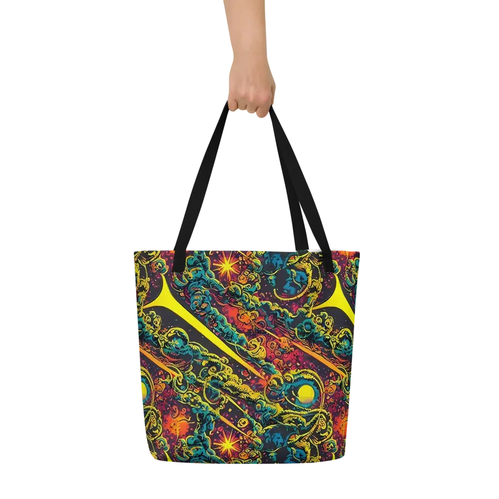 Gogos Galaxy on Large Tote Bag W/ Pocket — Front