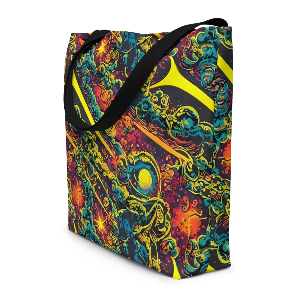 Gogos Galaxy on Large Tote Bag W/ Pocket — Front