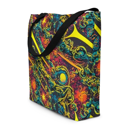 Gogos Galaxy on a Large Tote Bag W/ Pocket