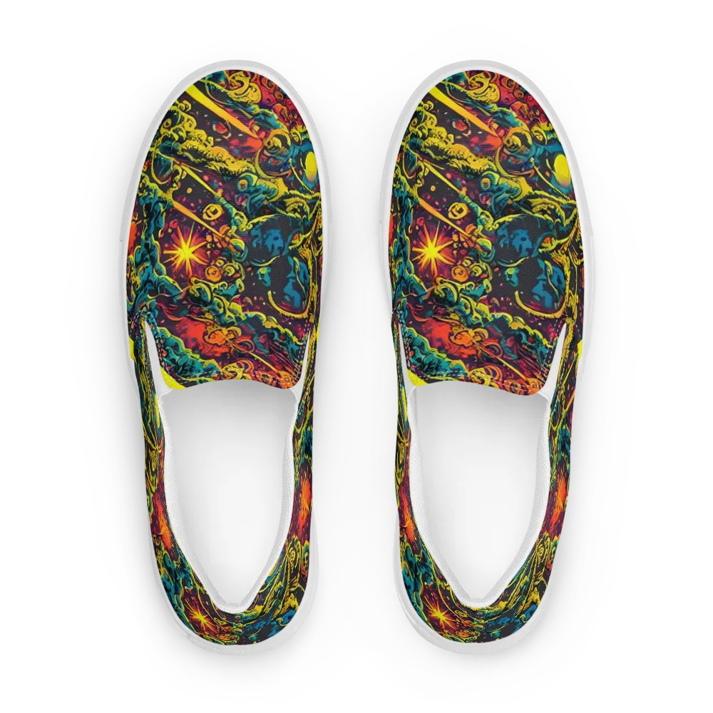 Gogos Galaxy on Women's Slip-On Canvas Shoes — Front
