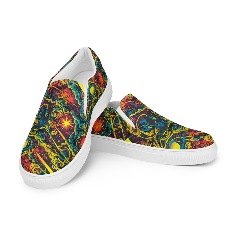 Gogos Galaxy on Women's Slip-On Canvas Shoes — Left Front