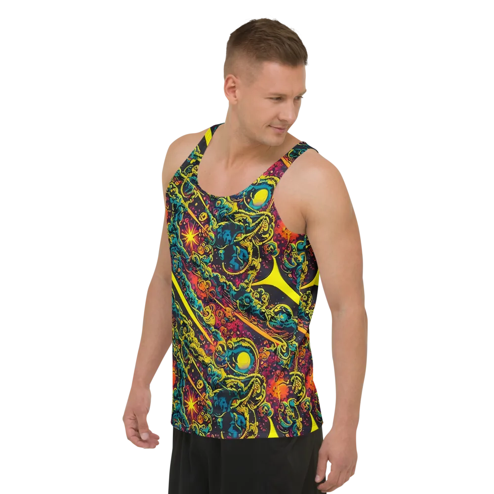 Gogos Galaxy on Men's Tank Top — Left Front