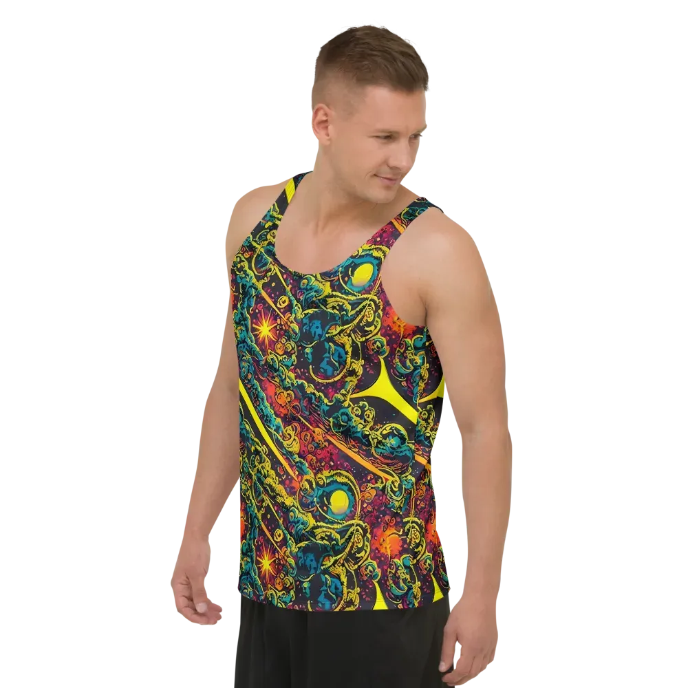 Gogos Galaxy on Men's Tank Top — Left Front