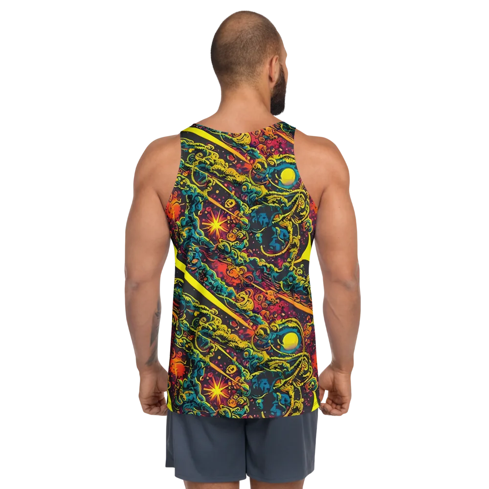 Gogos Galaxy on Men's Tank Top — Back