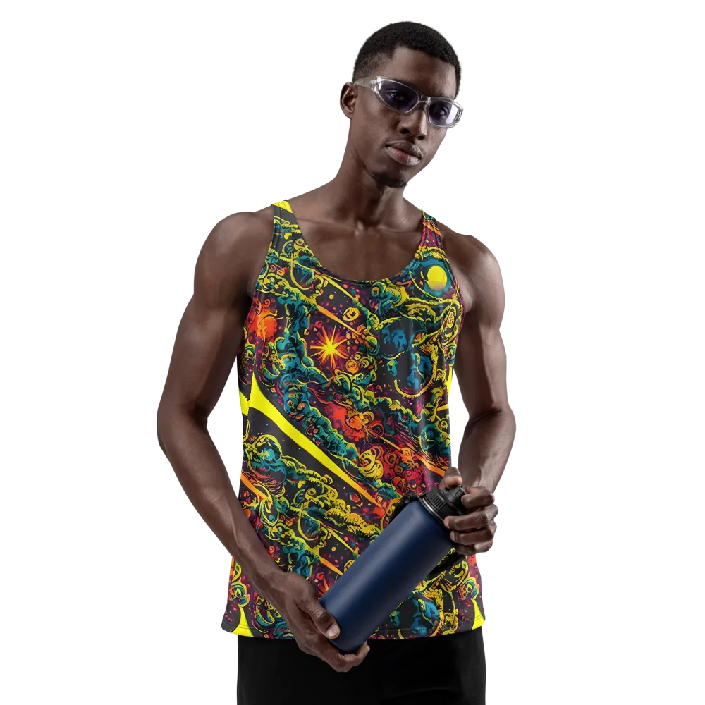 Gogos Galaxy on Men's Tank Top — Front