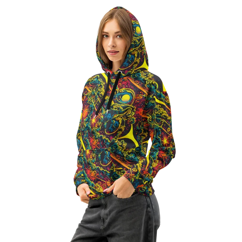 Gogos Galaxy on Cotton Hoodie — Left Front