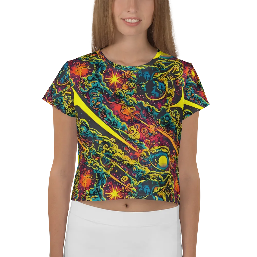 Gogos Galaxy on Crop Tee — Front