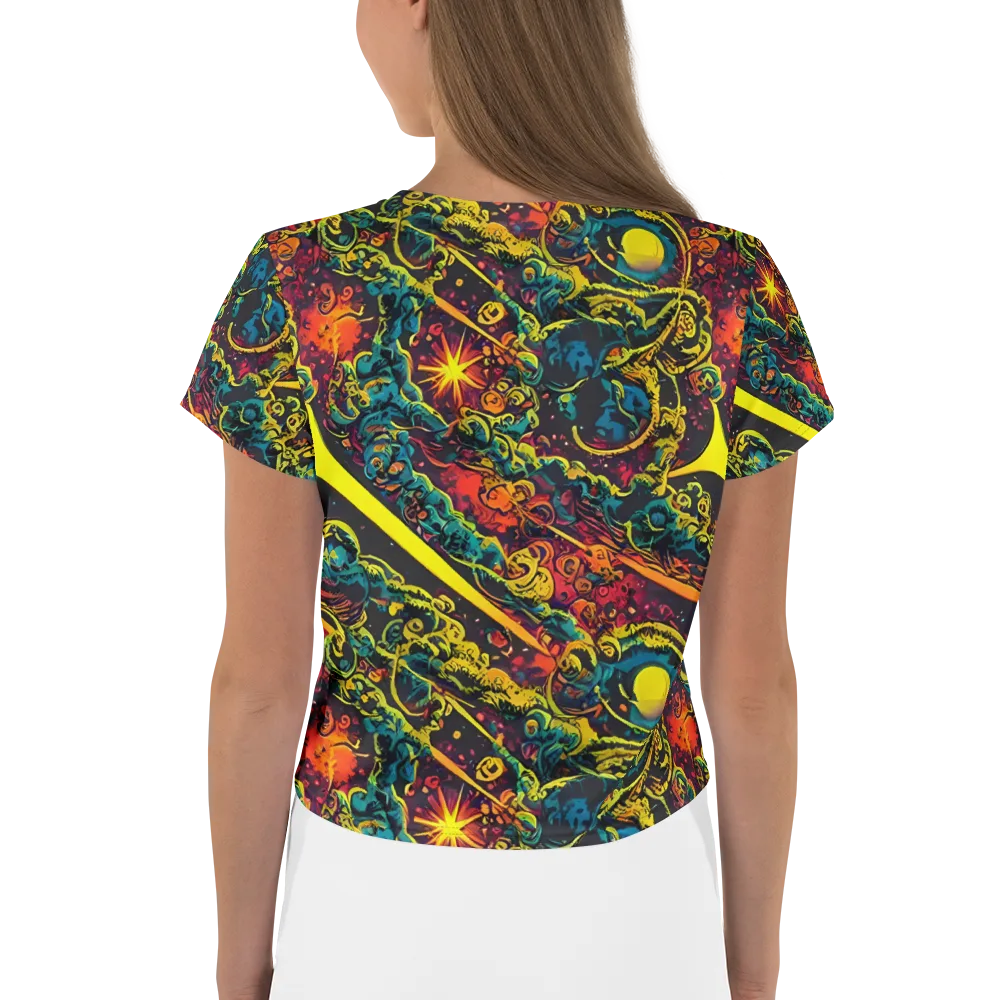 Gogos Galaxy on Crop Tee — Back