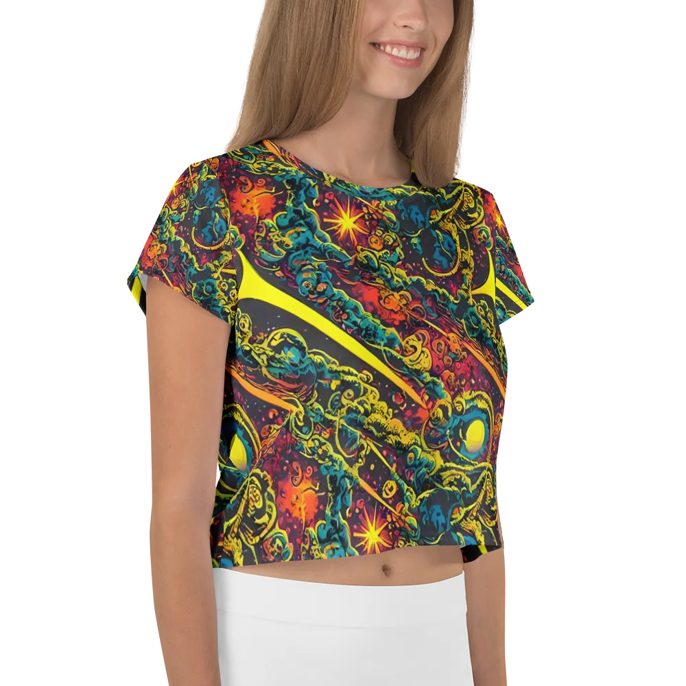 Gogos Galaxy on Crop Tee — Right