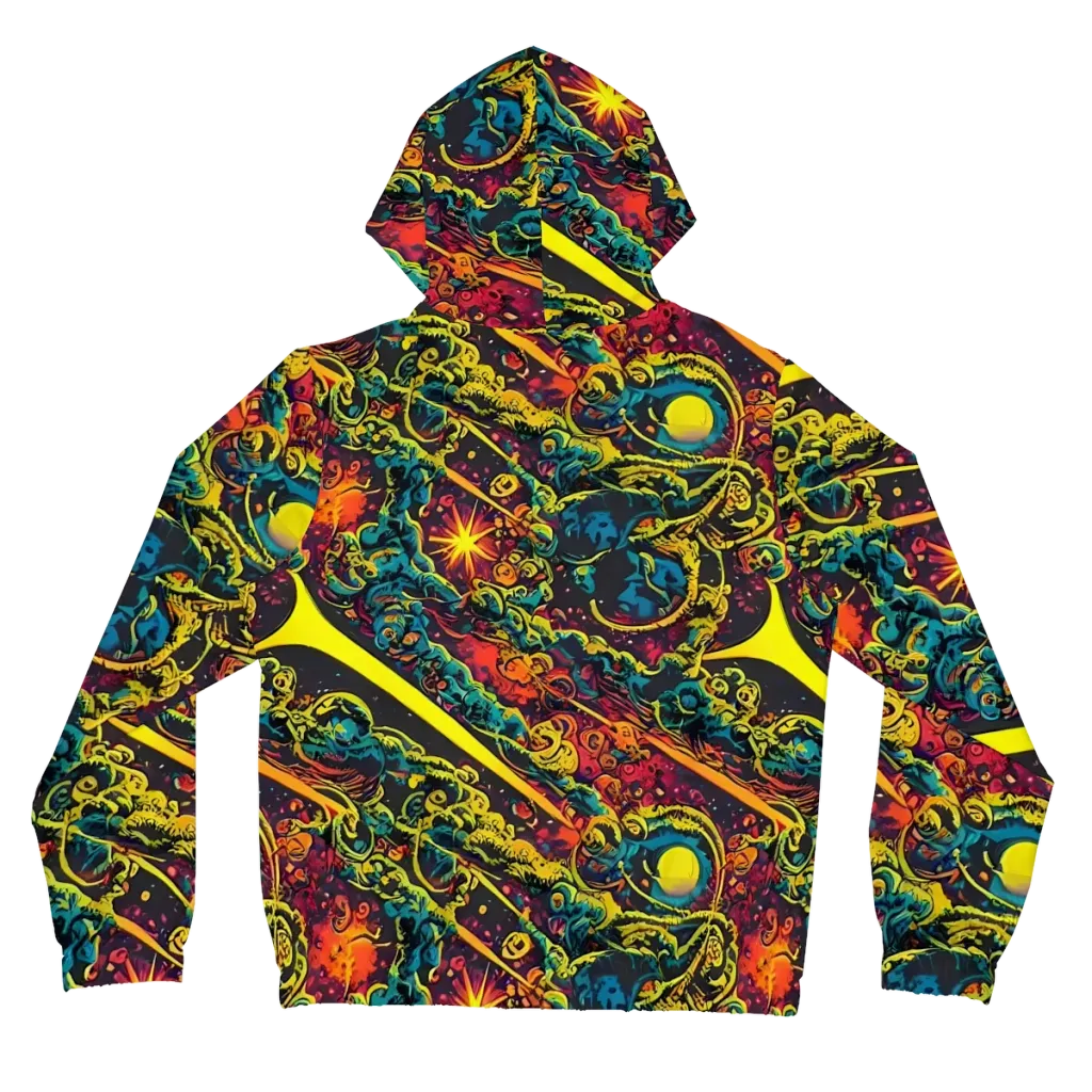 Gogos Galaxy on Women's Full-Zip Hoodie — Back