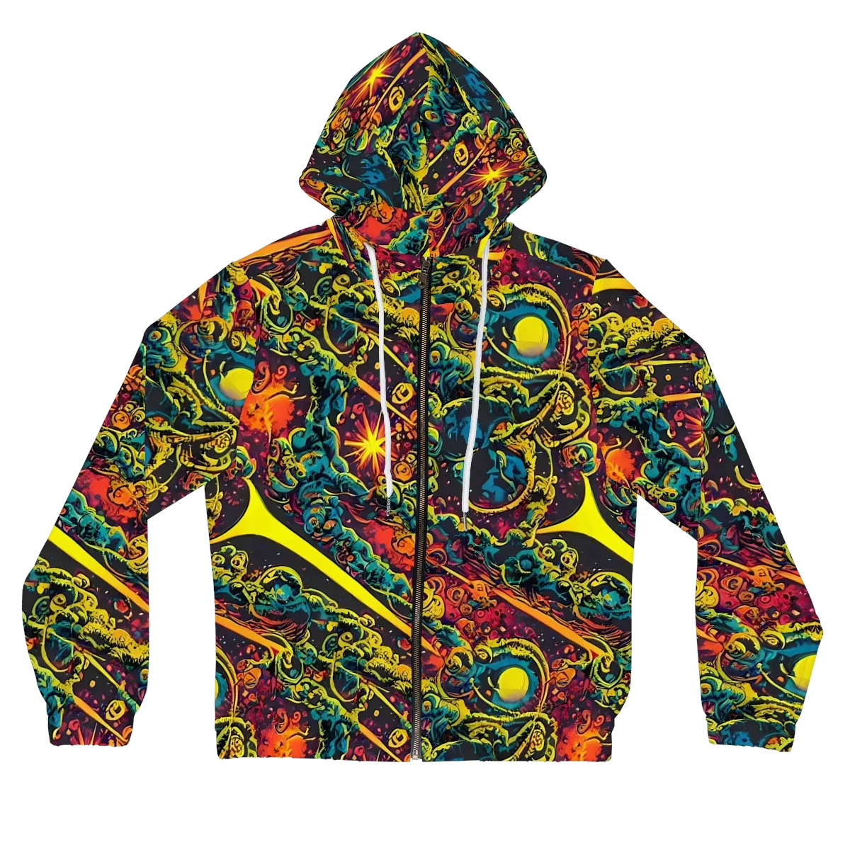 Gogos Galaxy on Women's Full-Zip Hoodie — Front