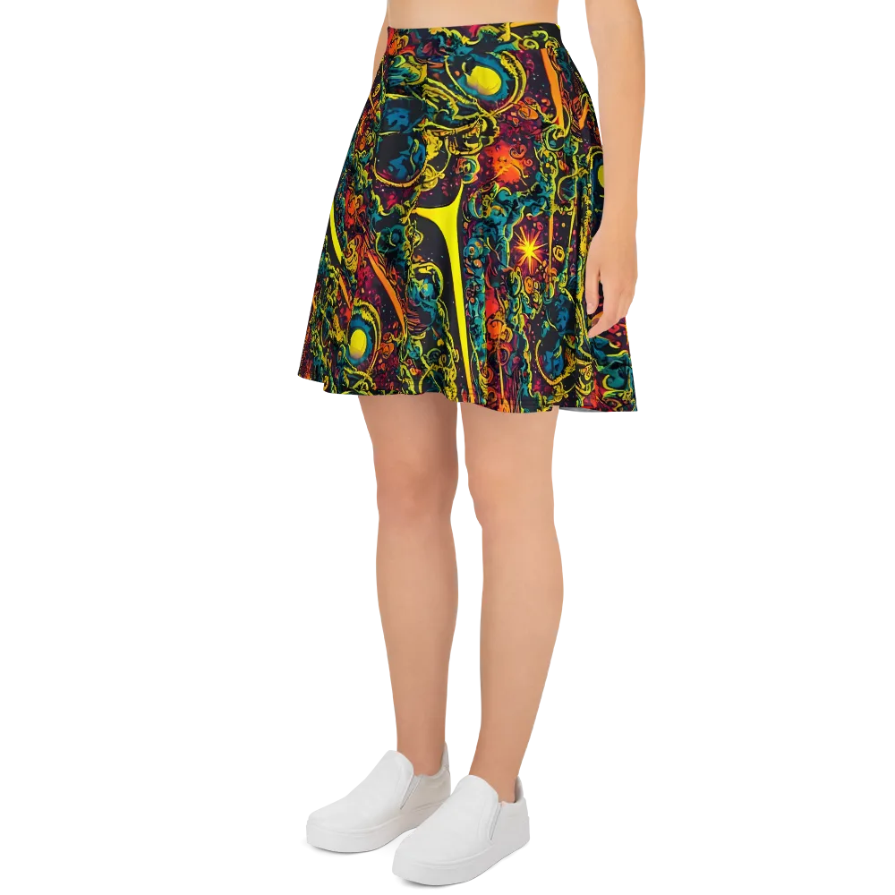 Gogos Galaxy on Skater Skirt — Left