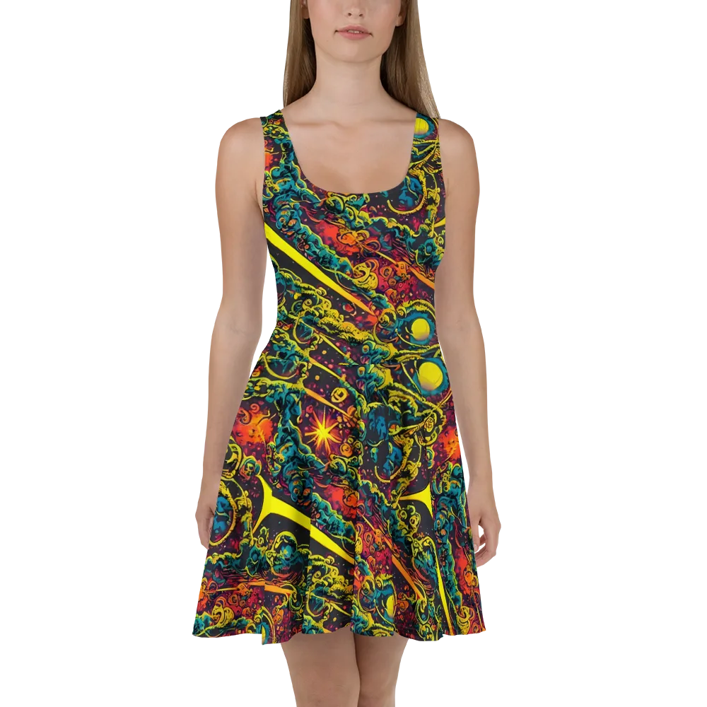 Gogos Galaxy on Skater Dress — Front