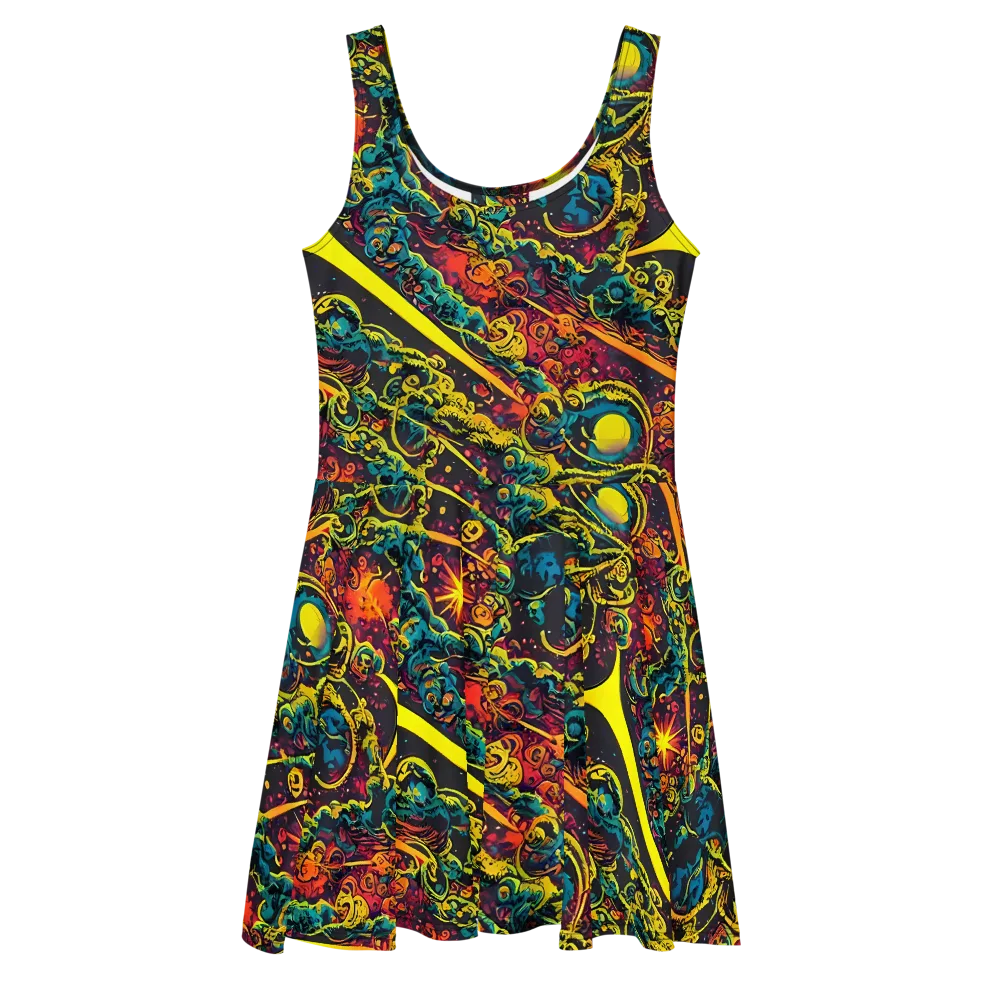 Gogos Galaxy on Skater Dress — Front