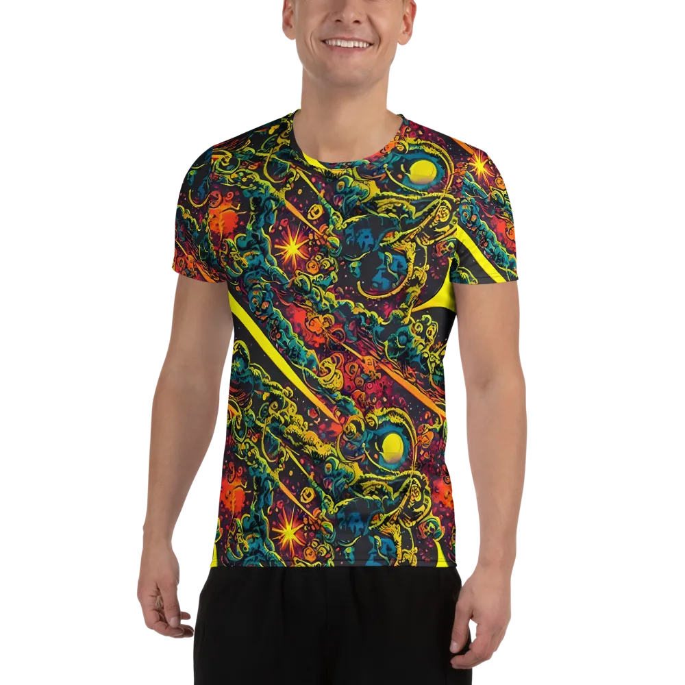 Gogos Galaxy on Men's Athletic T-Shirt — Front