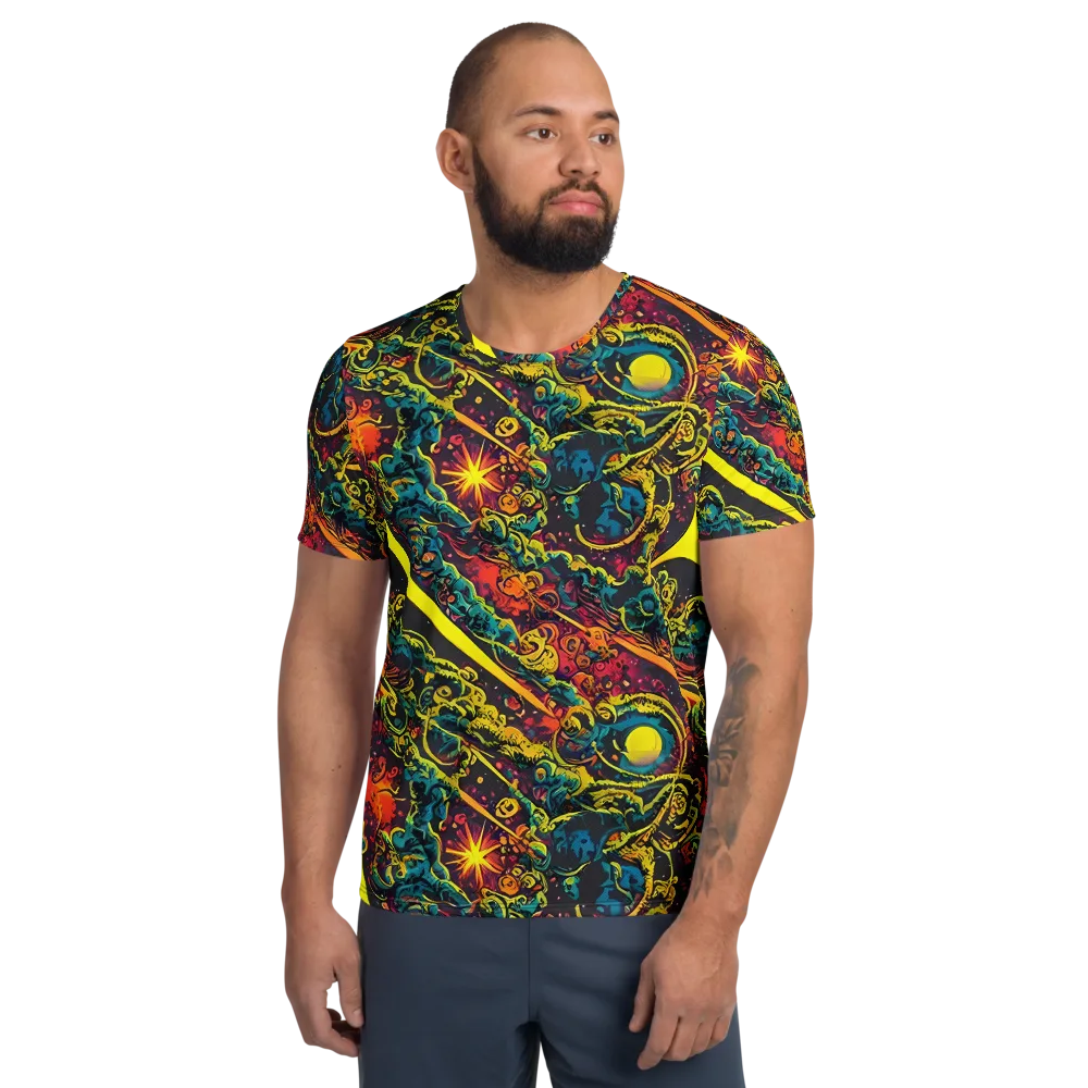 Gogos Galaxy on Men's Athletic T-Shirt — Front
