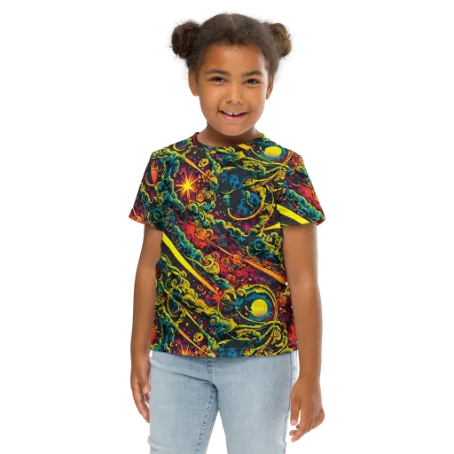 Gogos Galaxy on a Kids Crew Neck T-Shirt