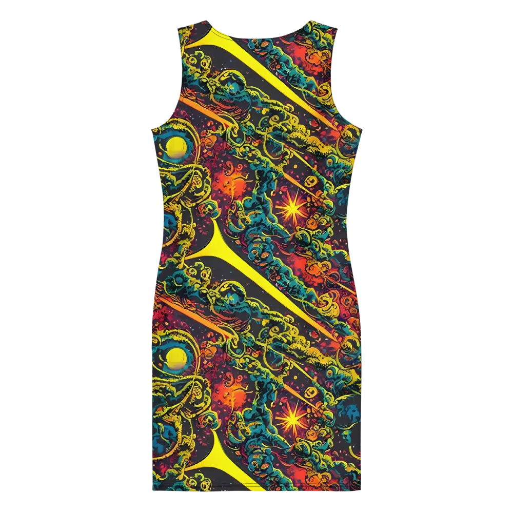 Gogos Galaxy on Bodycon Dress — Back