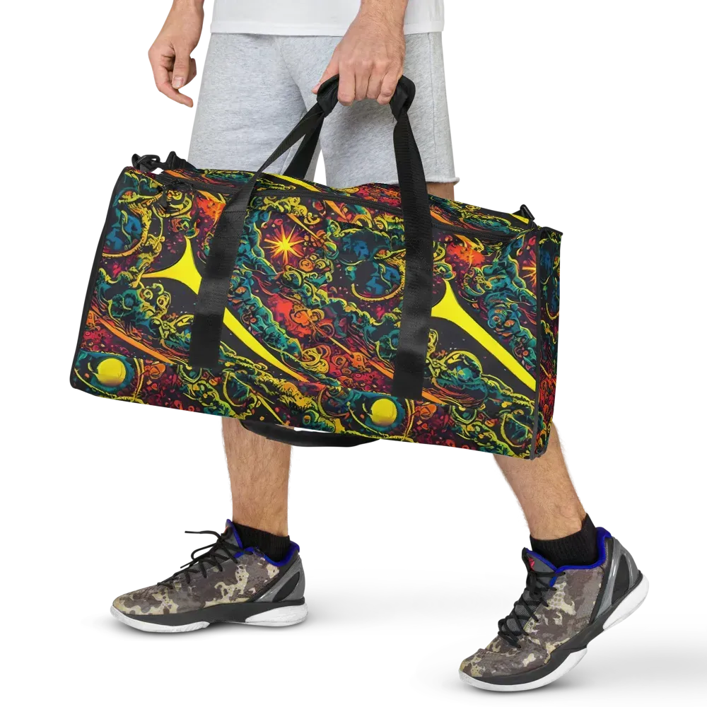 Gogos Galaxy on Duffle Bag — Front