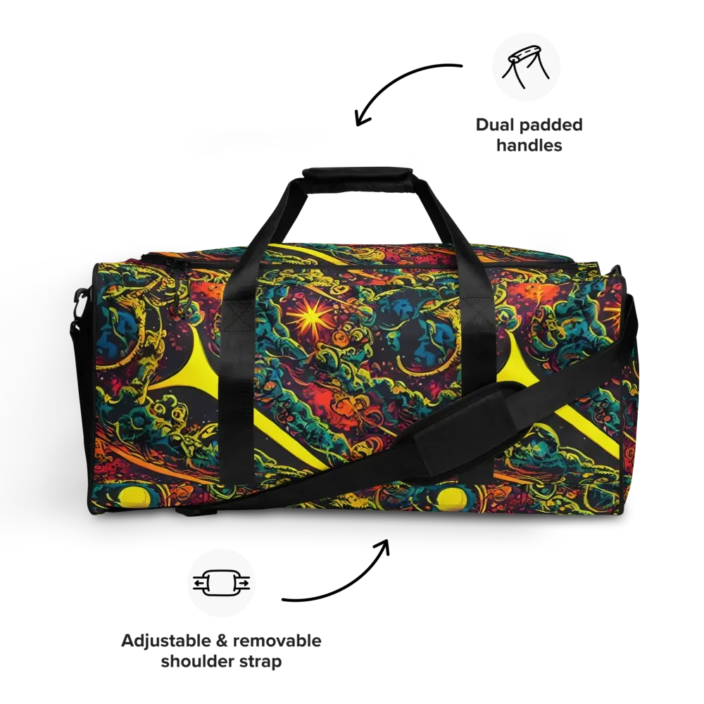 Gogos Galaxy on Duffle Bag — Front