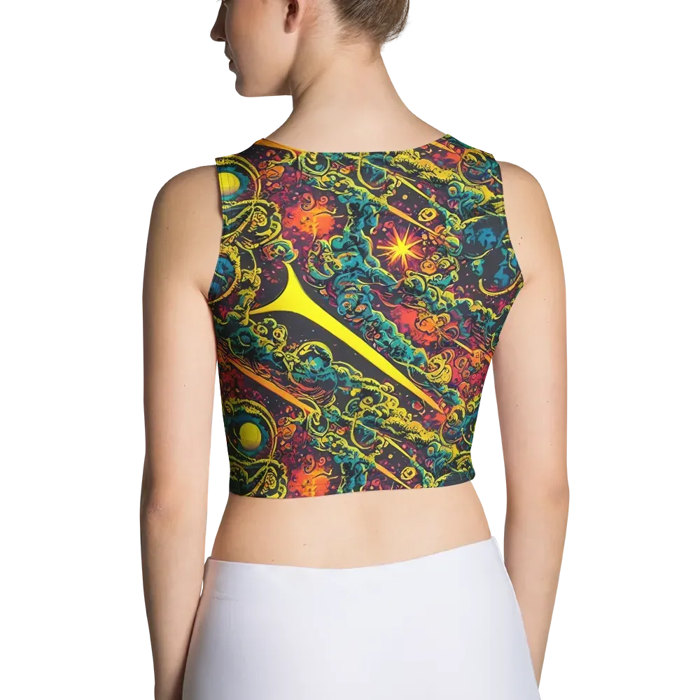 Gogos Galaxy on Crop Top — Back