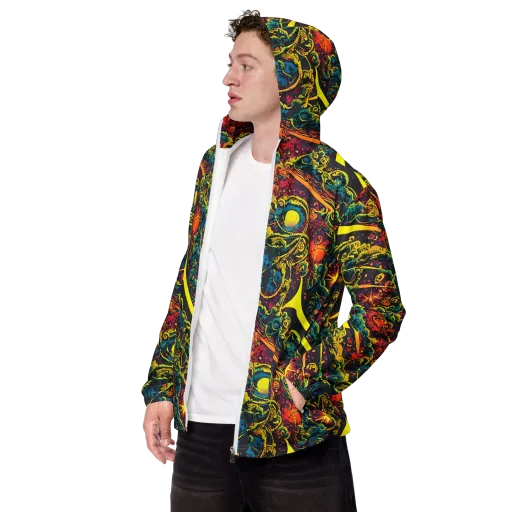 Gogos Galaxy on a Men's Windbreaker