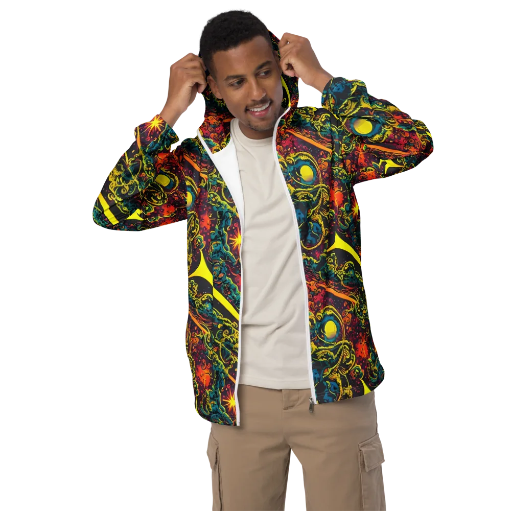 Gogos Galaxy on Men's Windbreaker — Front