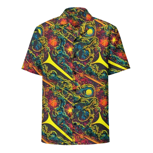 Gogos Galaxy on a Button Shirt