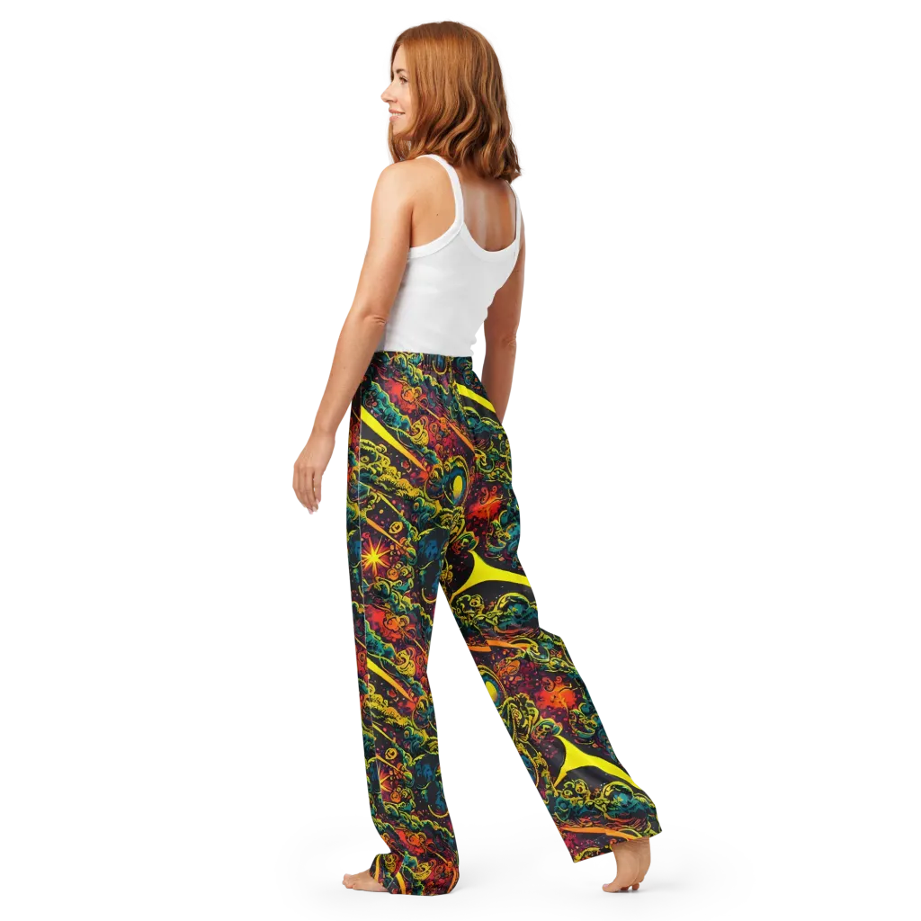 Gogos Galaxy on Women's Pajama Pants — Back
