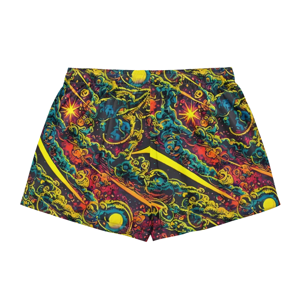 Gogos Galaxy on Women's Pajama Shorts — Back