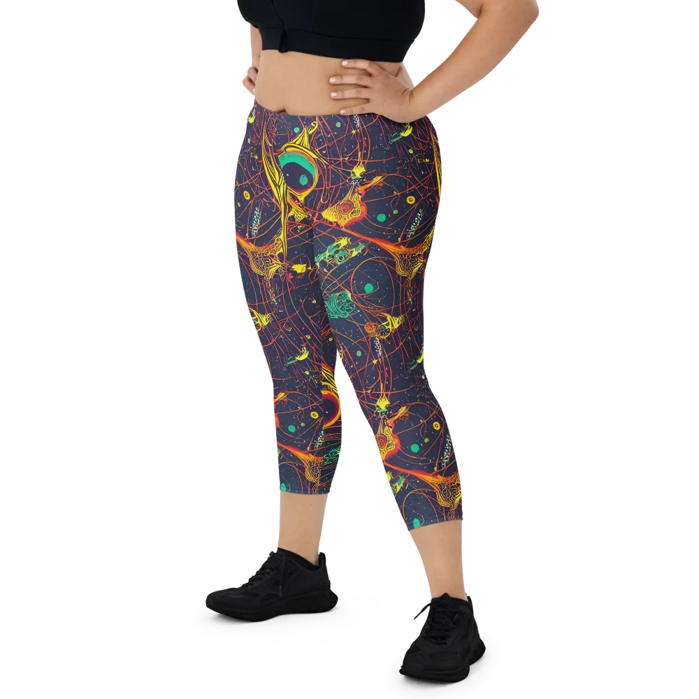 Sonic Universe on Capri Leggings — Front